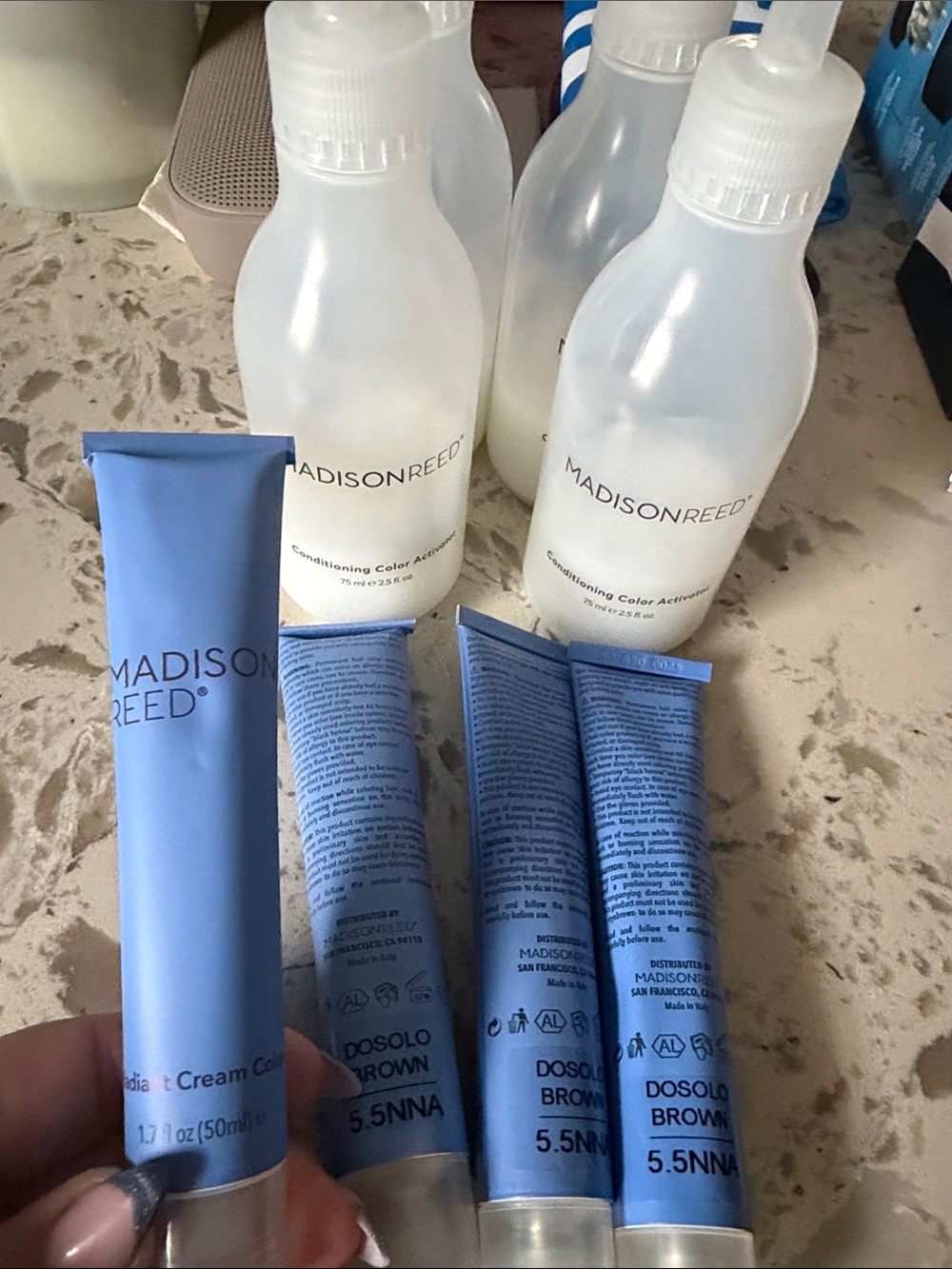 Madison Reed Dosolo  5.5NNA Hair Color Bundle of 4 applications!